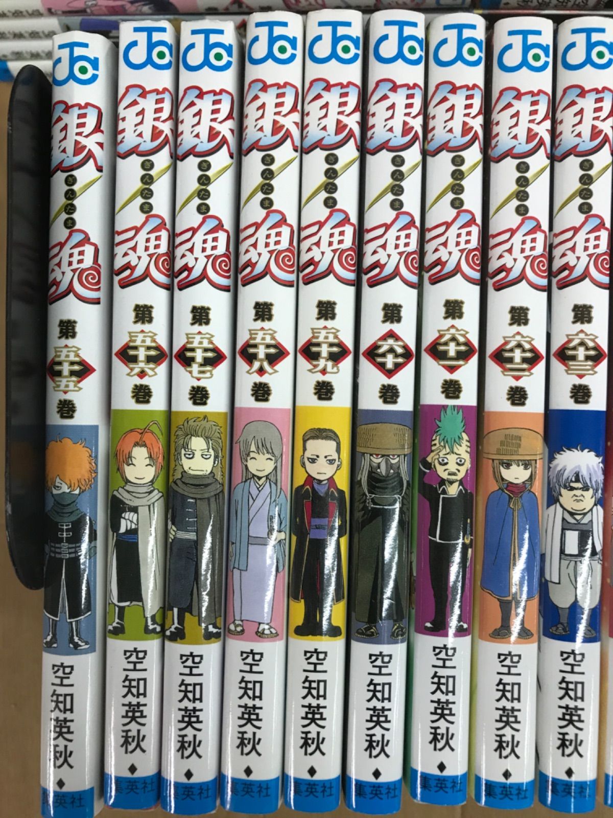 ☆【全巻セット 未開封あり】銀魂 1～77巻 全巻コミックセット+関連本3