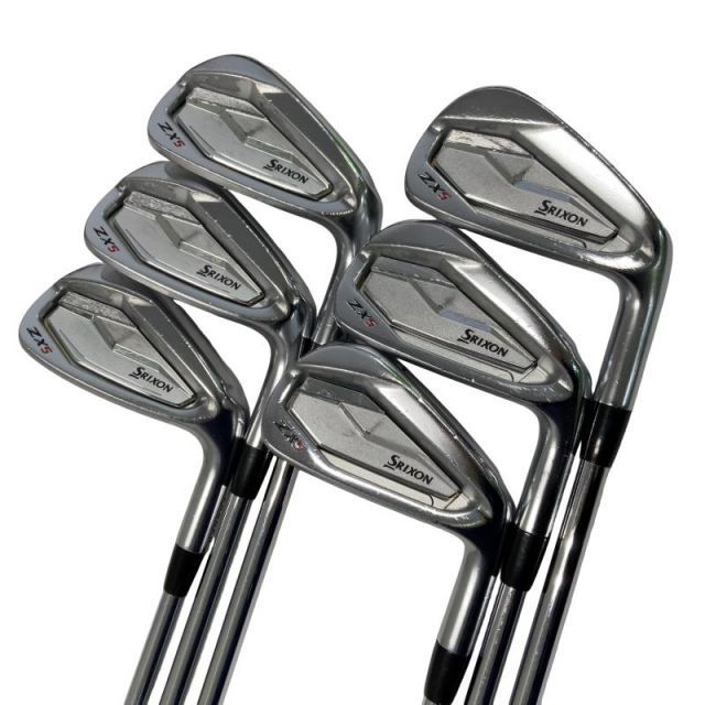 中古】 ダンロップ SRIXON ZX5 6S アイアンセット IR リシャフト