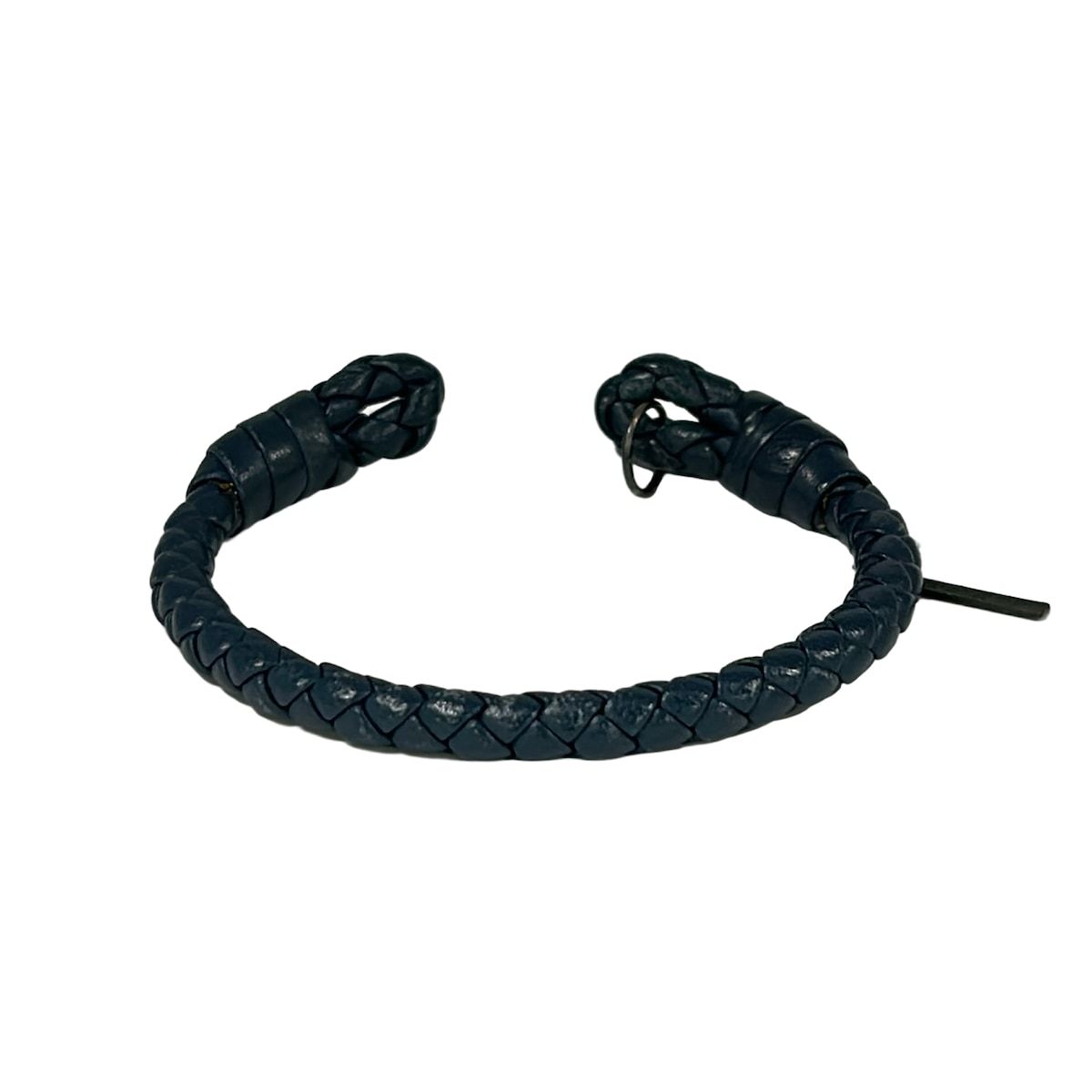 BOTTEGA VENETA(ボッテガヴェネタ) バングル美品 - レザー ダーク