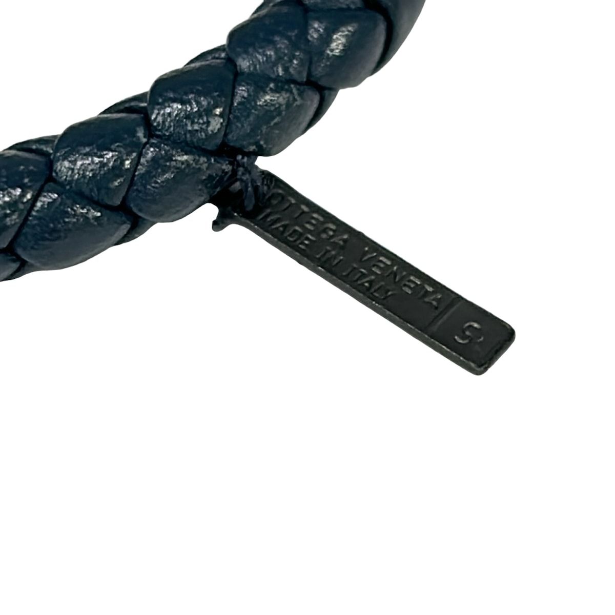 BOTTEGA VENETA(ボッテガヴェネタ) バングル美品 - レザー ダーク