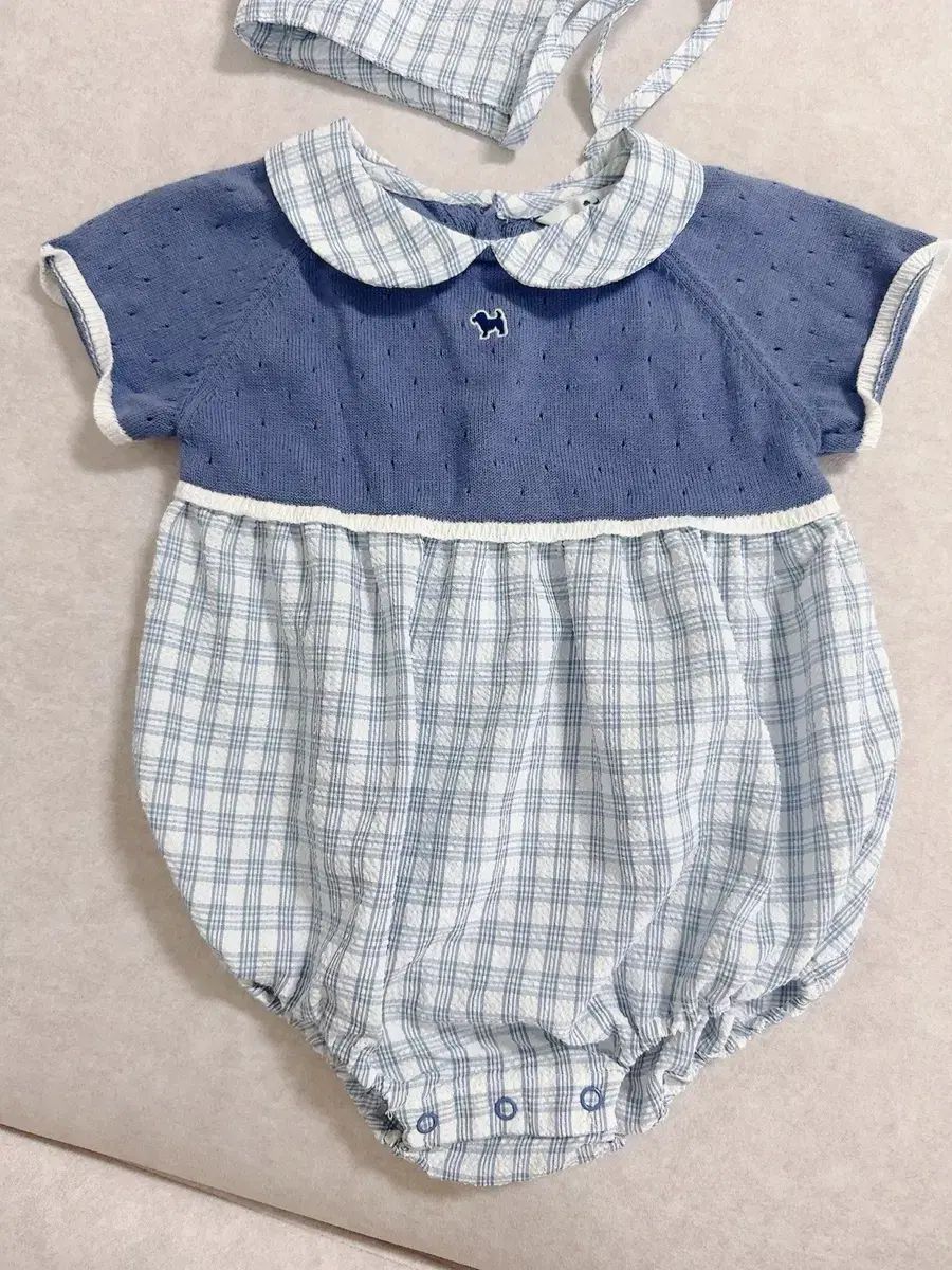 (12m) ブルードッグベイビー ボディスーツ 一回 着用