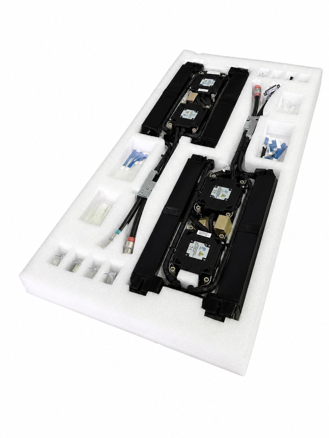 Asetek 液冷クーラーアセンブリ コールドプレート レール・チューブ・ブラケット付き 一式 業務機器・サーバー用 動作未確認