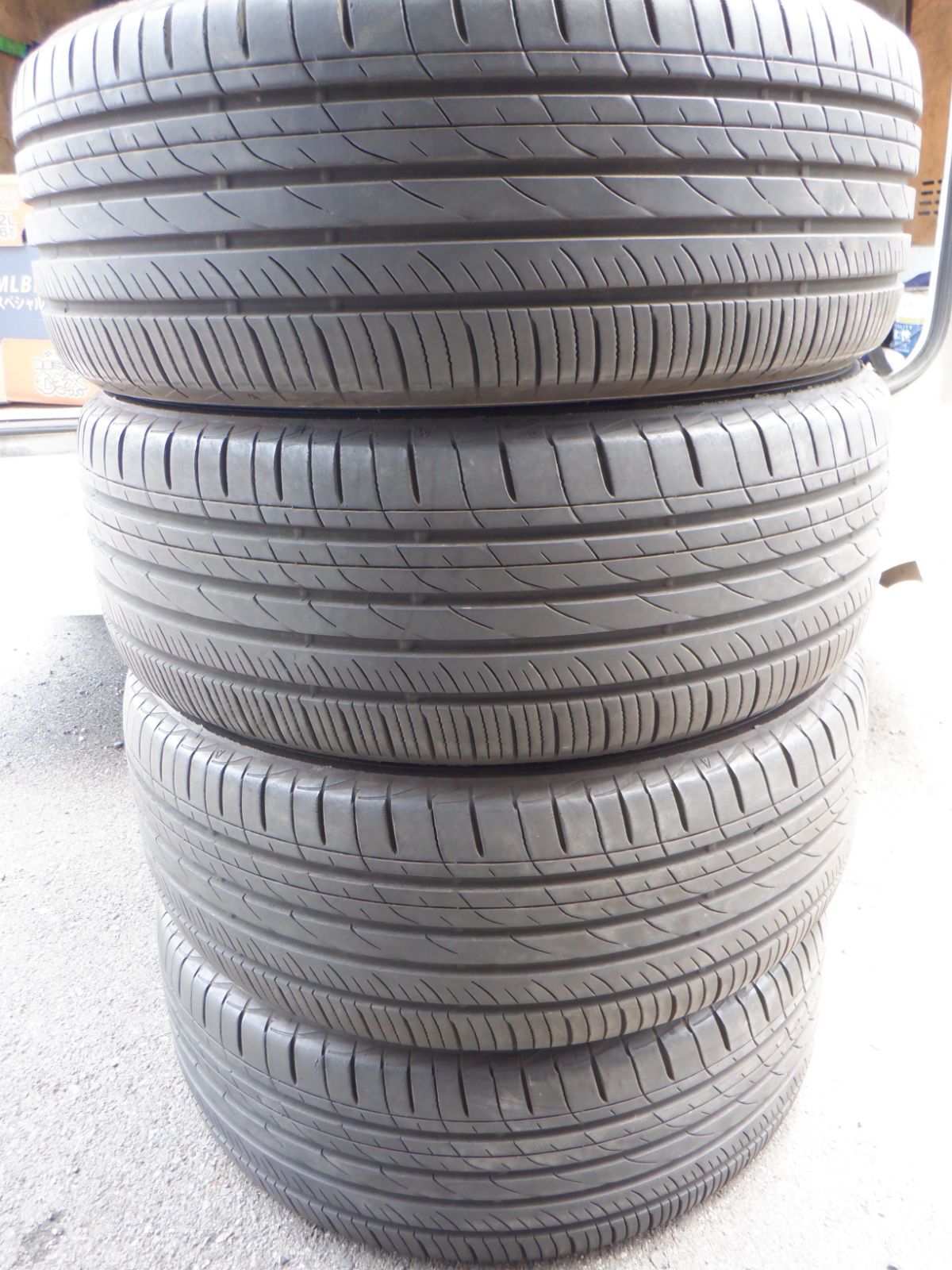【訳アリ】中古バリ山　225/55R17　トーヨー　プロクセスCL1SUV　2022年製　４本　スカイライン　XV　フォレスター　レガシィなどに