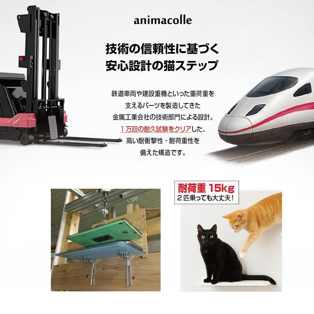 3枚セット】クリアステップ【アニマコレ(animacolle)】キャットロード