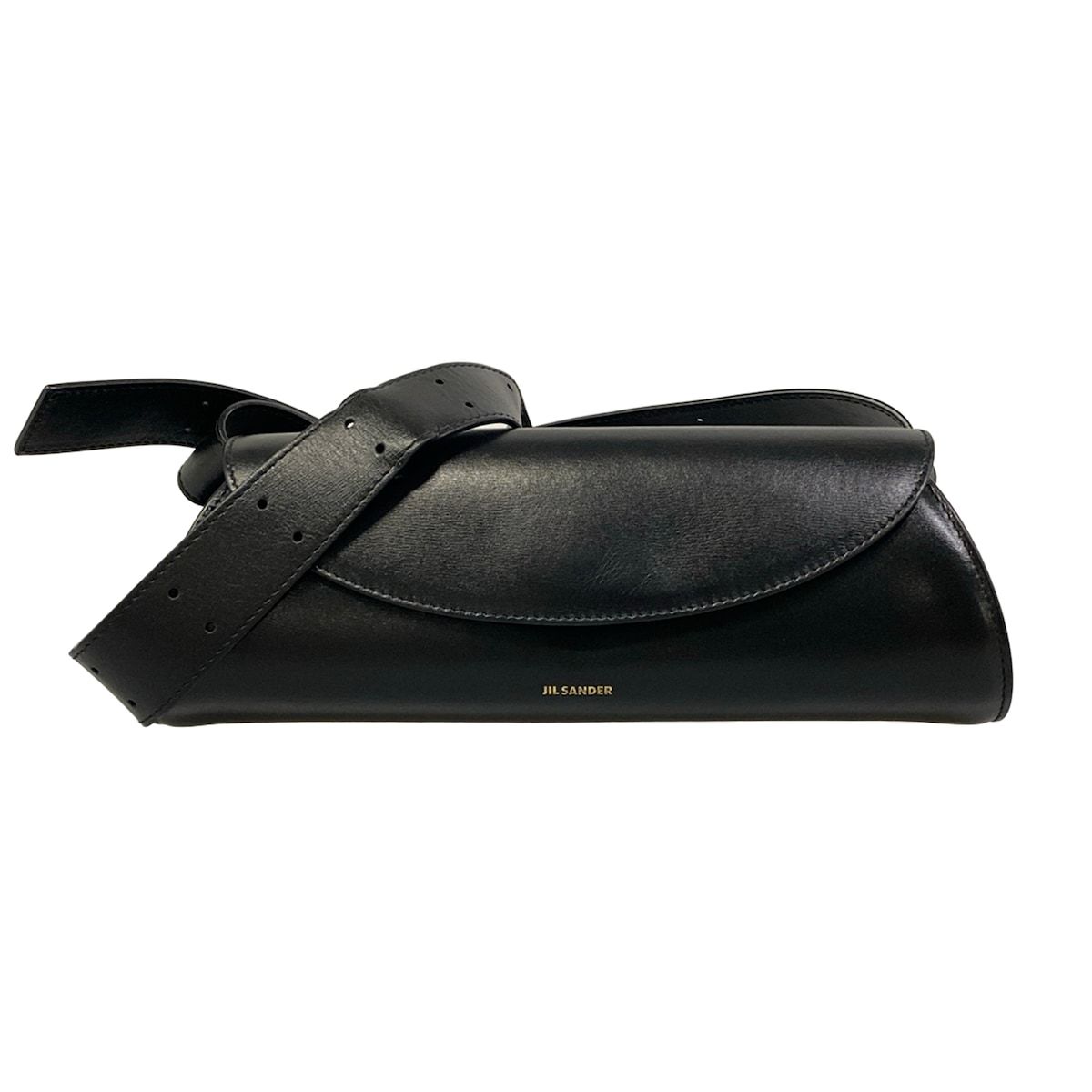 JILSANDER(ジルサンダー) ショルダーバッグ カンノーロ スモール 黒 レザー 67,540円