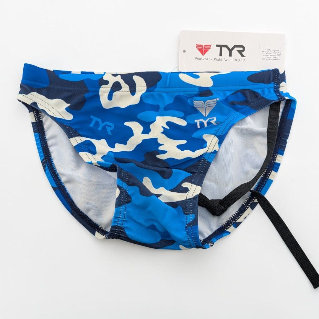 TYR 競泳水着 GUARD ロゴ入り 青/白 新品・未使用】TYR×GUARD 練習用競泳水着 Mサイズ RGURD-13FAQ / RCAMO