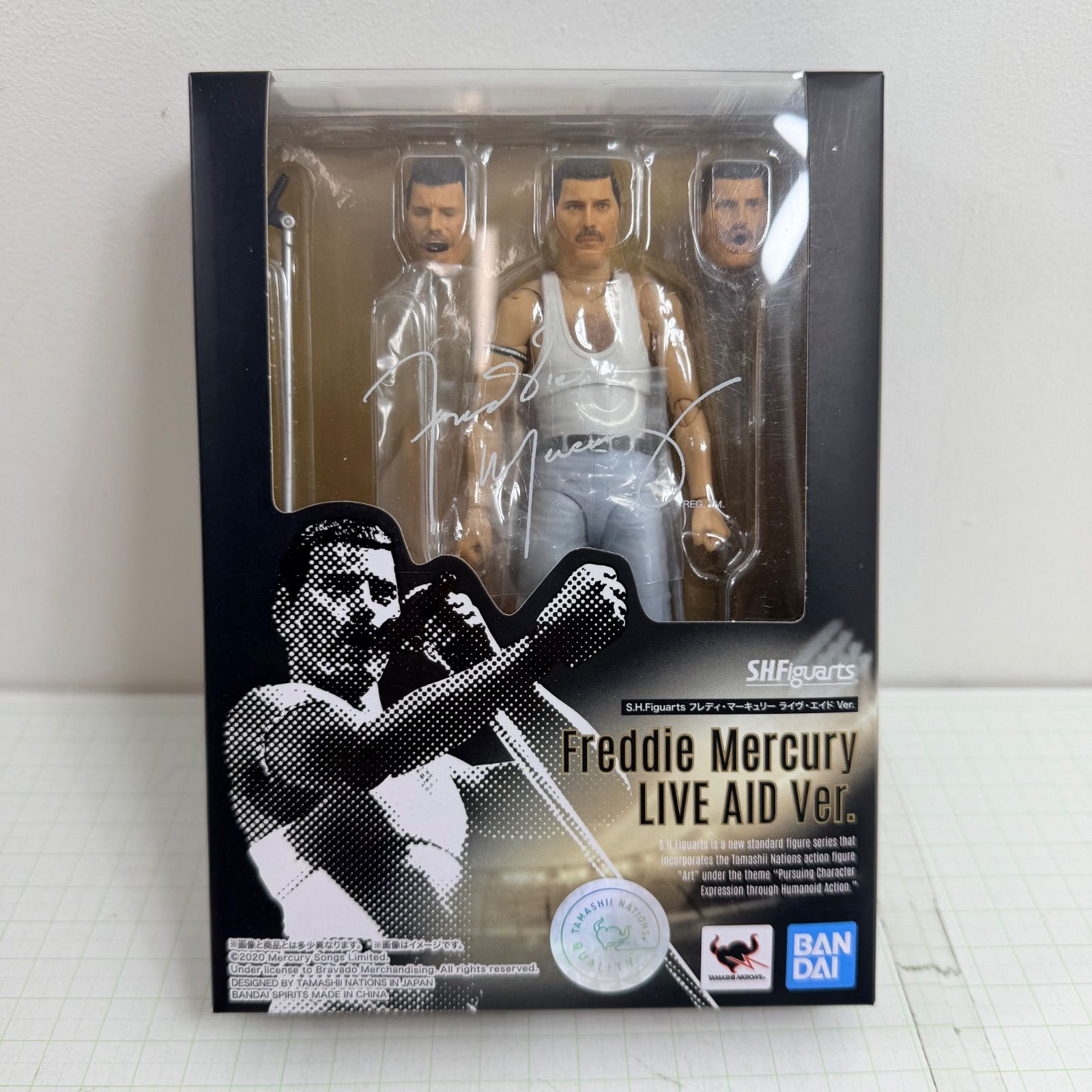 【瀬戸店】S.H.Figuarts フレディ・マーキュリー ライヴ・エイド Ver.　BANDAI SPIRITS【724-6204】