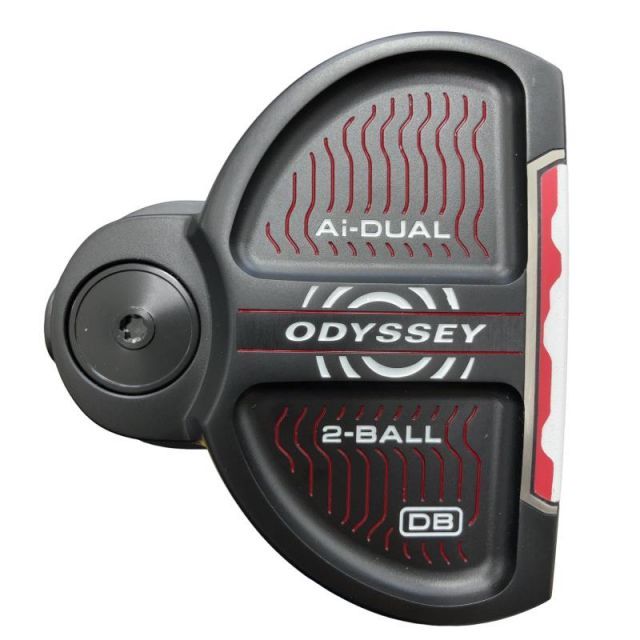 【中古】 オデッセイ Ai-DUAL 2-BALL DB 34インチ パター PT STROKE LAB 90 スチール (フレックスその他) メンズ 男性用 右利き 右用 Bランク ゴルフクラブ