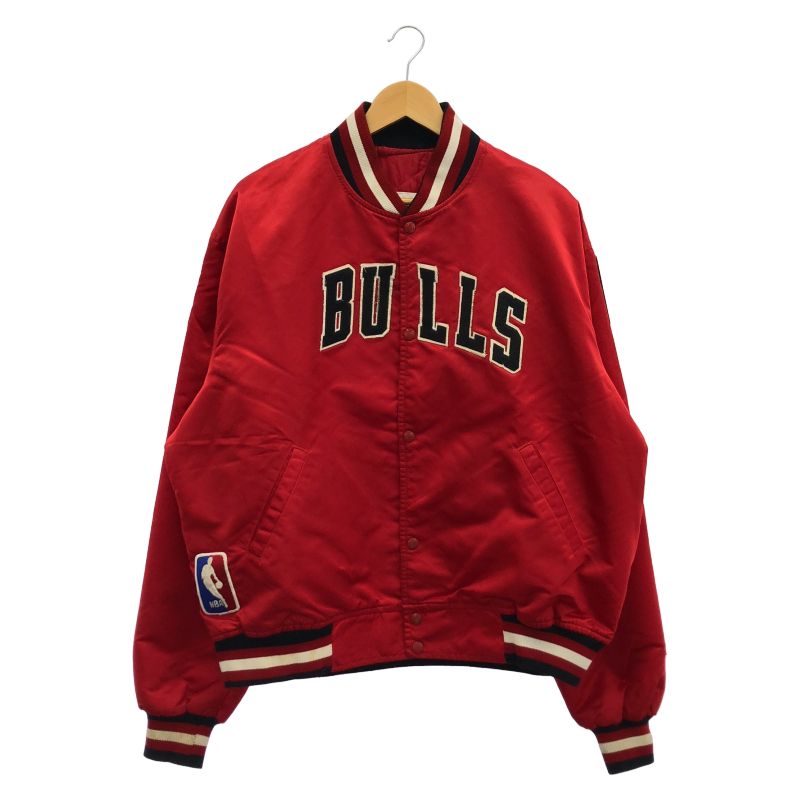 中古】STARTER 80-90s USA製 NBAタグ（白）スタジャン シカゴ・ブルズ