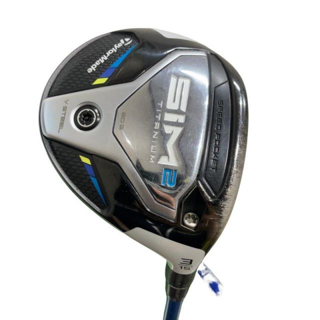 【中古】 テーラーメイド SIM2 3W フェアウェイウッド FW リシャフト (フレックスその他) メンズ 男性用 右利き 右用 Cランク ゴルフクラブ
