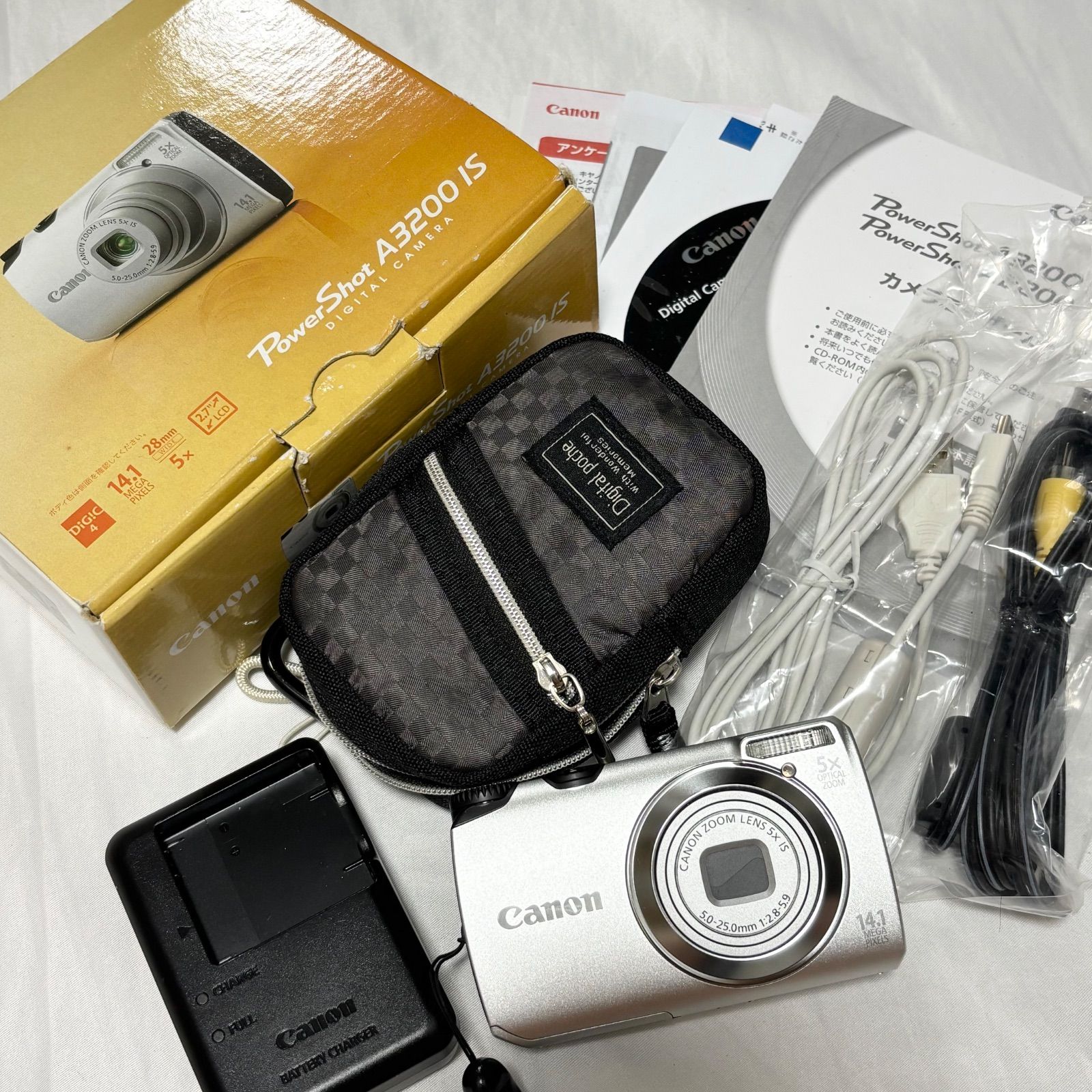 送料無料】Canon/キャノン/Power Shot/パワーショット/A3200IS