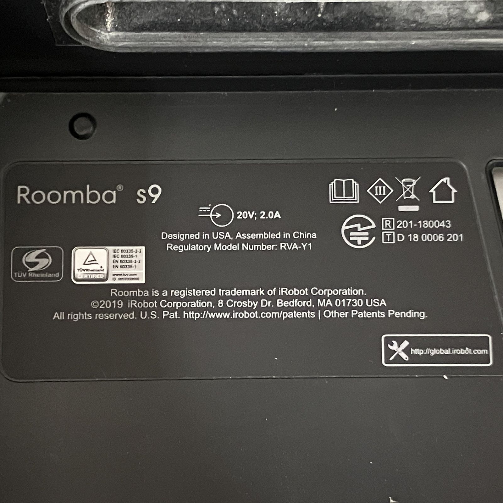 iRobot Roomba RVA-Y1 ルンバs9+ ロボット掃除機 クリーンベース付き