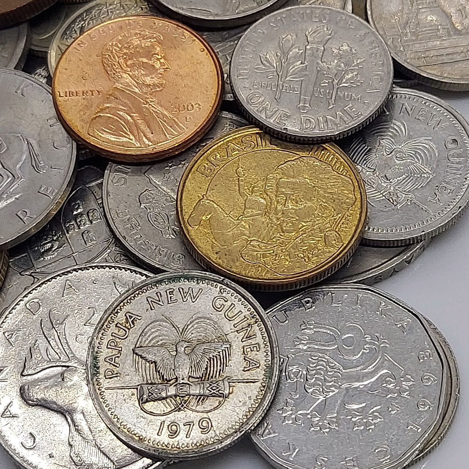 外国コイン まとめて 約0.25kg(約250g) 海外硬貨 古銭 アメリカ