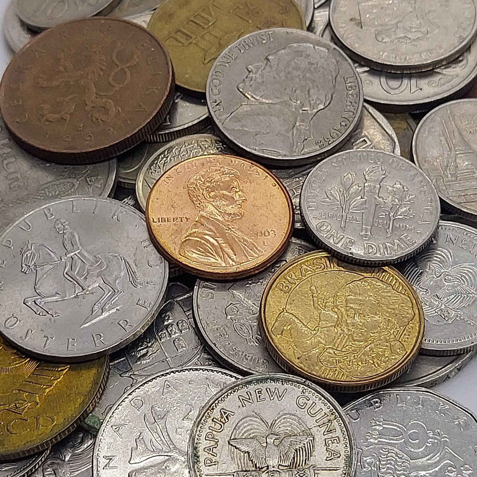 外国コイン まとめて 約0.25kg(約250g) 海外硬貨 古銭 アメリカ