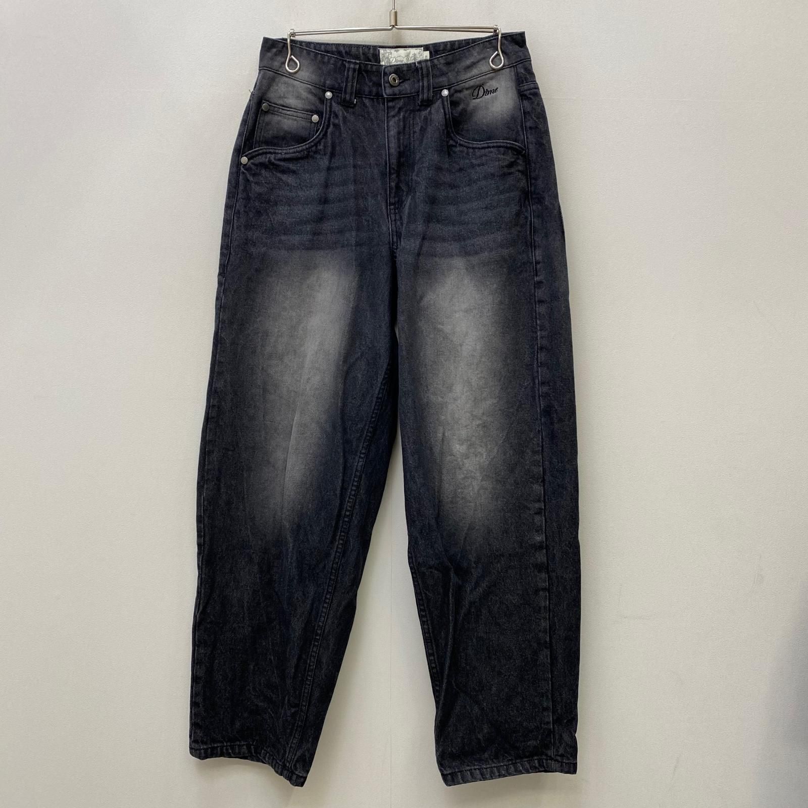 【加古川店】 中古 DIME | ダイム デニムパンツ CLASSIC BAGGY DENIM PANTS ブラック サイズ：28 【107】