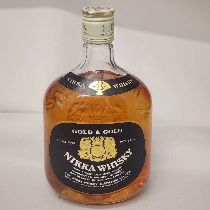 ウイスキー NIKKA WHISKY GOLD & GOLD 760ml 43度 ミニボトル、箱付属