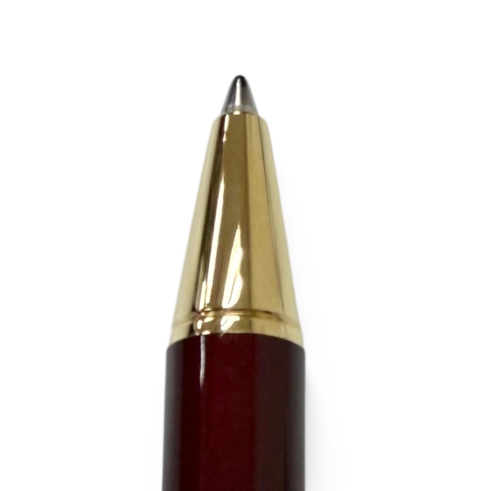 カルティエ サントスドゥカルティエローラーボールペン ボルドー　箱付き 未使用品□Cartier カルティエ サントス ドゥ カルティエ ツイスト式