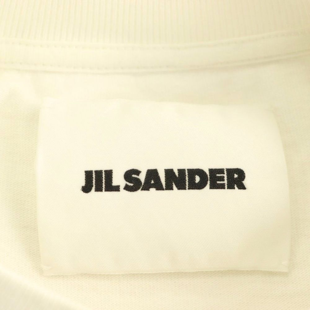 ジルサンダー JIL SANDER ロゴTシャツ クルーネック 半袖 S 白