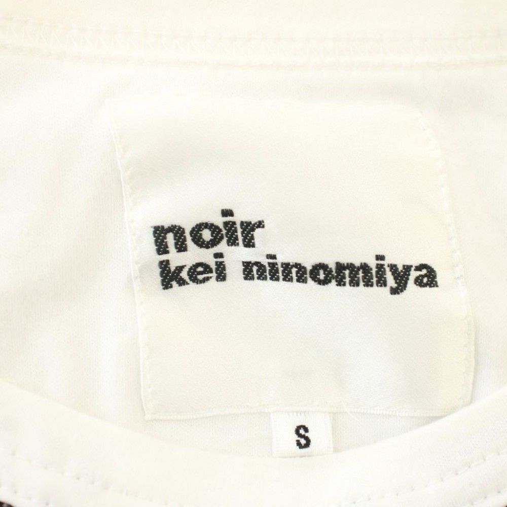 ノワールケイニノミヤ kei ninomiya Tシャツ ラバープリント 半袖 S 白