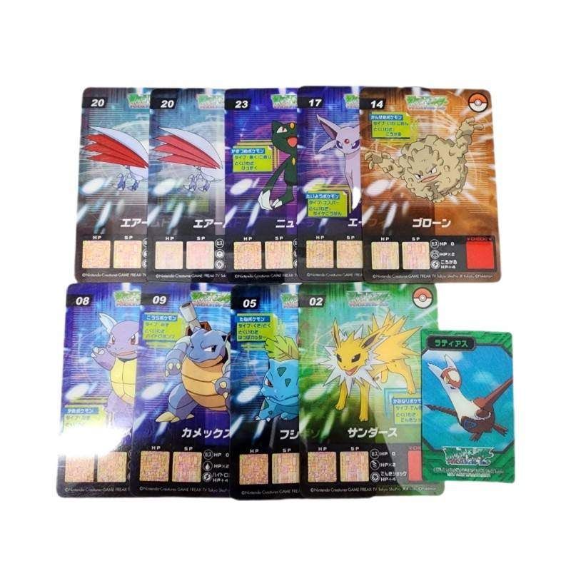 ポケットモンスター アドバンスジェネレーション クリアカード 9枚セット おまけ1枚 【中古】 52606K93