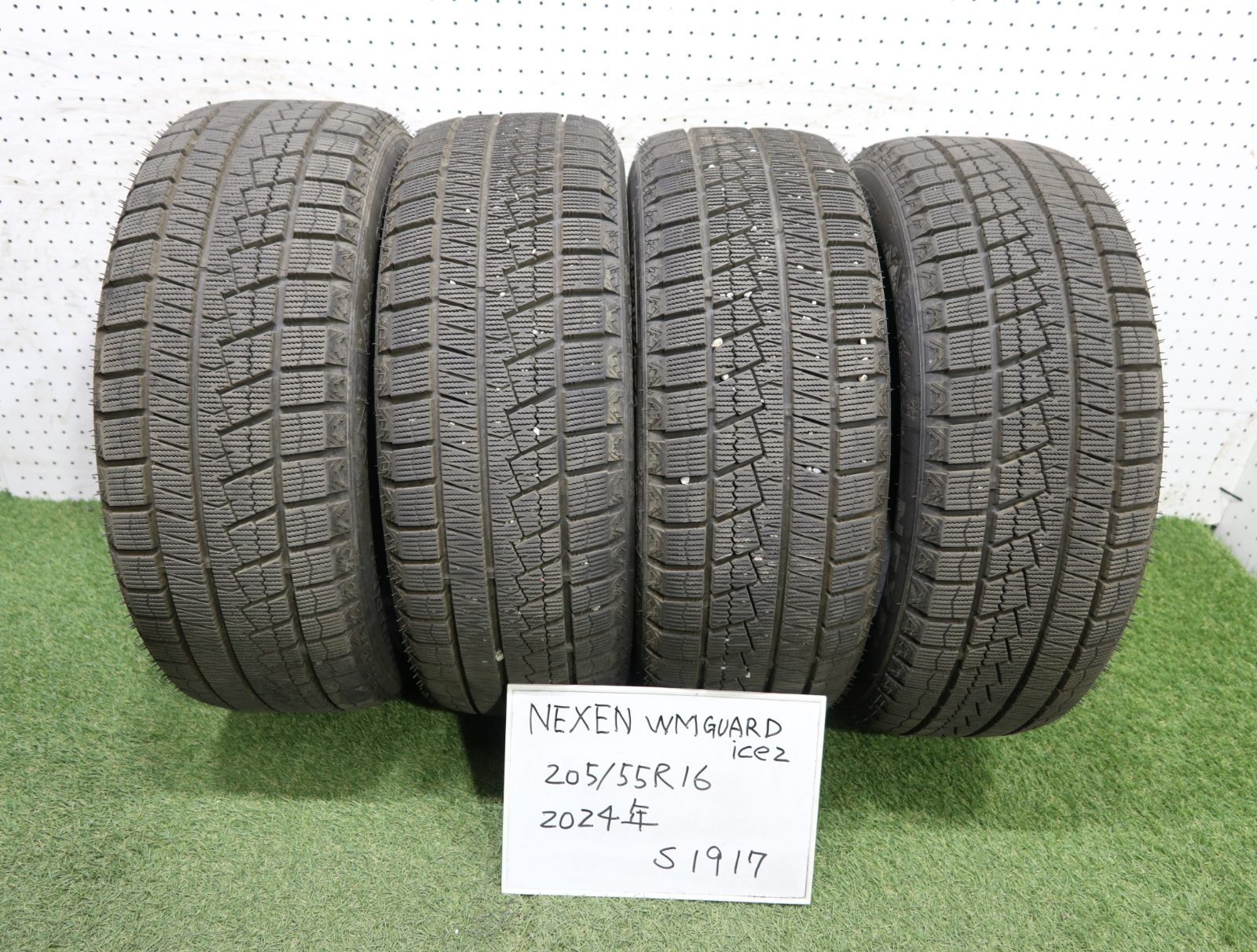 1(S1917)☆2024年製(4本セット)/NEXEN WMGUARD ice2/205/55R16☆レガシィ・インプレッサ等に