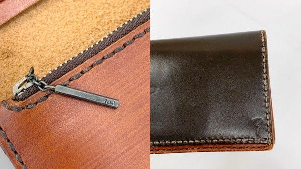 ichi イチ 長財布 ロングウォレット 小銭入れ付き 革 レザー シンプル