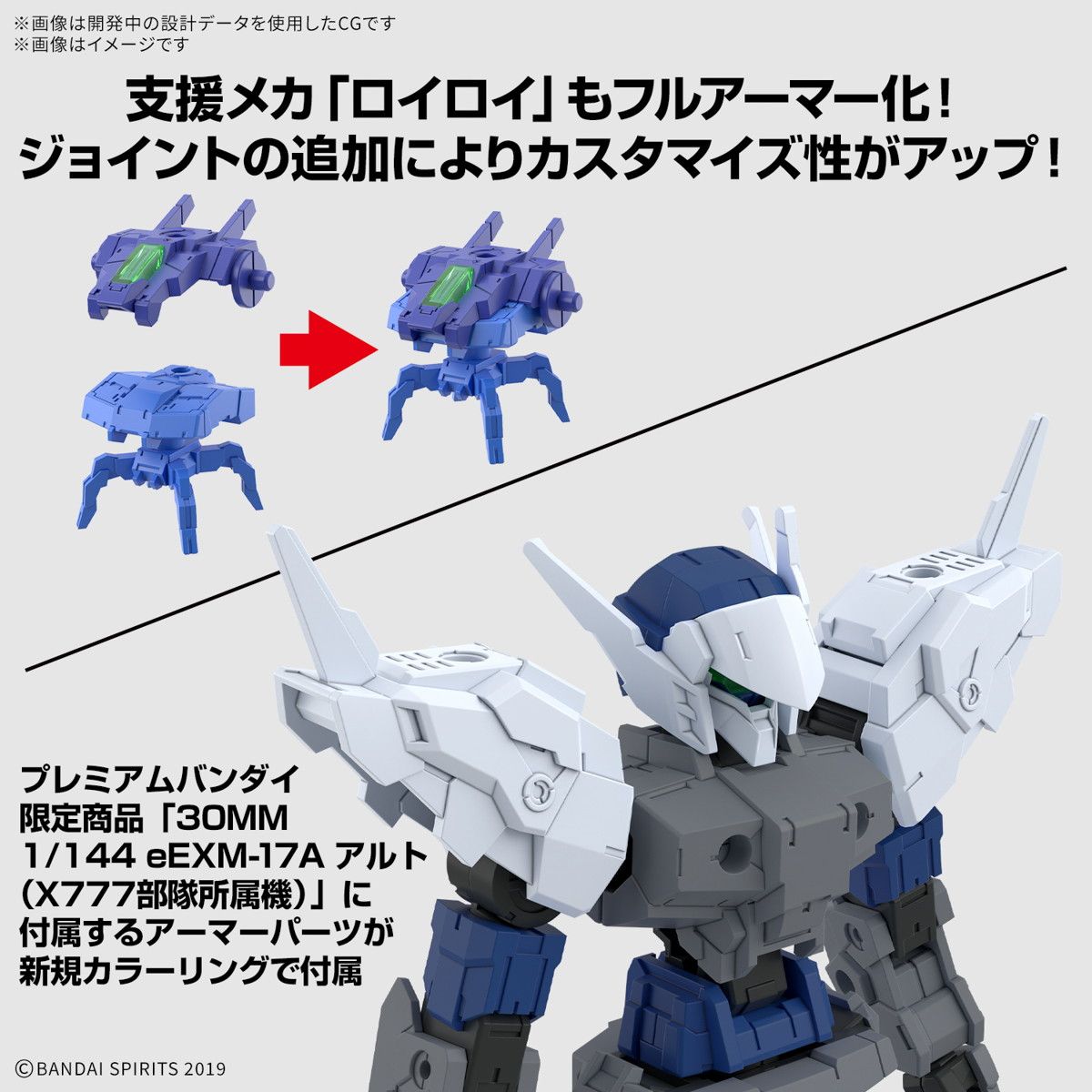 30MM 1/144 eEXM-17FA フルアーマーアルト 30 MINUTES MISSIONS(サーティミニッツミッションズ) プラモデル(5068319) バンダイスピリッツ