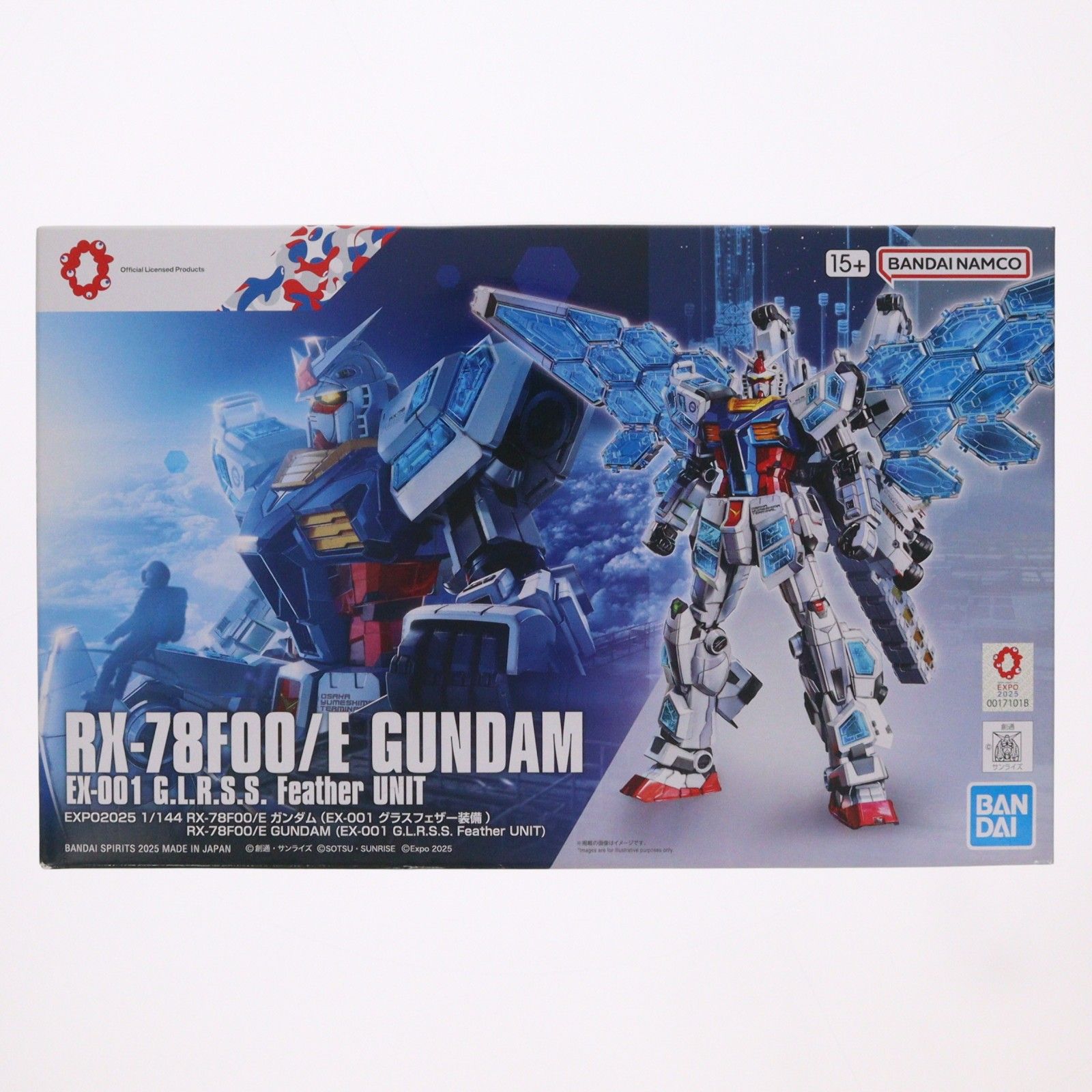 再販) 1/144 RX-78F00/E ガンダム(EX-001 グラスフェザー装備) GUNDAM