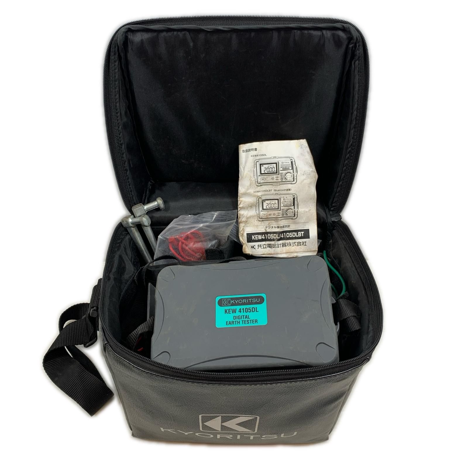 KYORITSU 工具関連用品 デジタル接地抵抗計 ケース・コード付 KEW4105DL