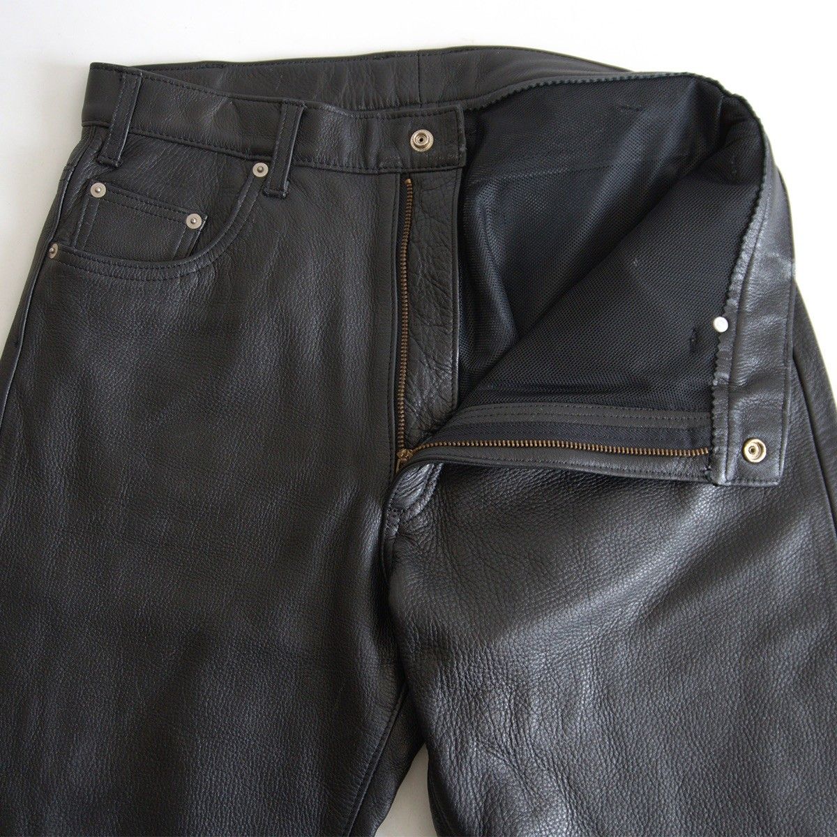 Studio D'ARTISAN レザー 本革 ライディングパンツ M 黒 希少】STUDIO D'ARTISAN【レザー パンツ】ブラック ステュディオ