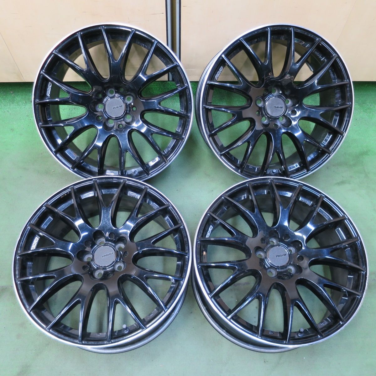 [送料無料] 4本価格★プリウス 等 RAYS HOMURA 2×9 18インチ ホイール レイズ ホムラ 2X9 18×8J PCD100/5H★6071302NGホ 43,680円