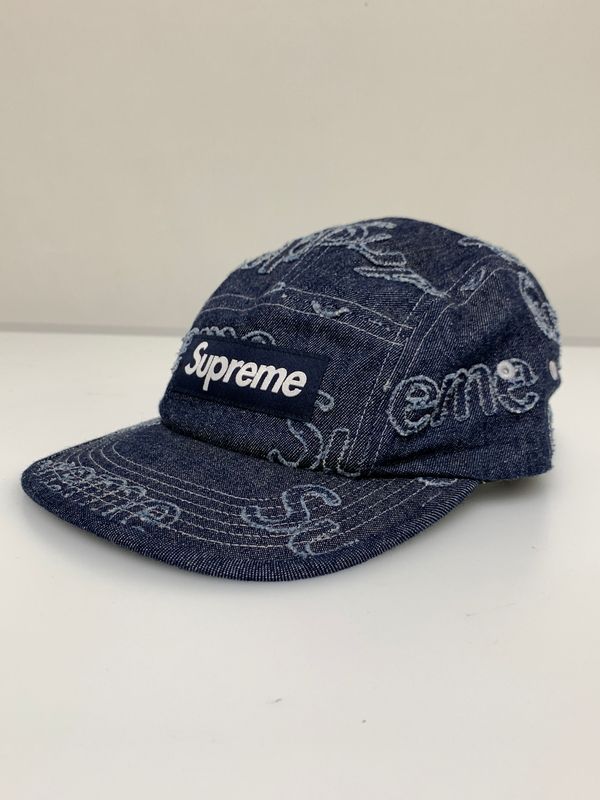 【中古品】 SUPREME シュプリーム 24AW LASERED DENIM CAMP CAP レーザー ド デニム キャンプ キャップ 帽子 【185-260723-em-16-min】 7,810円