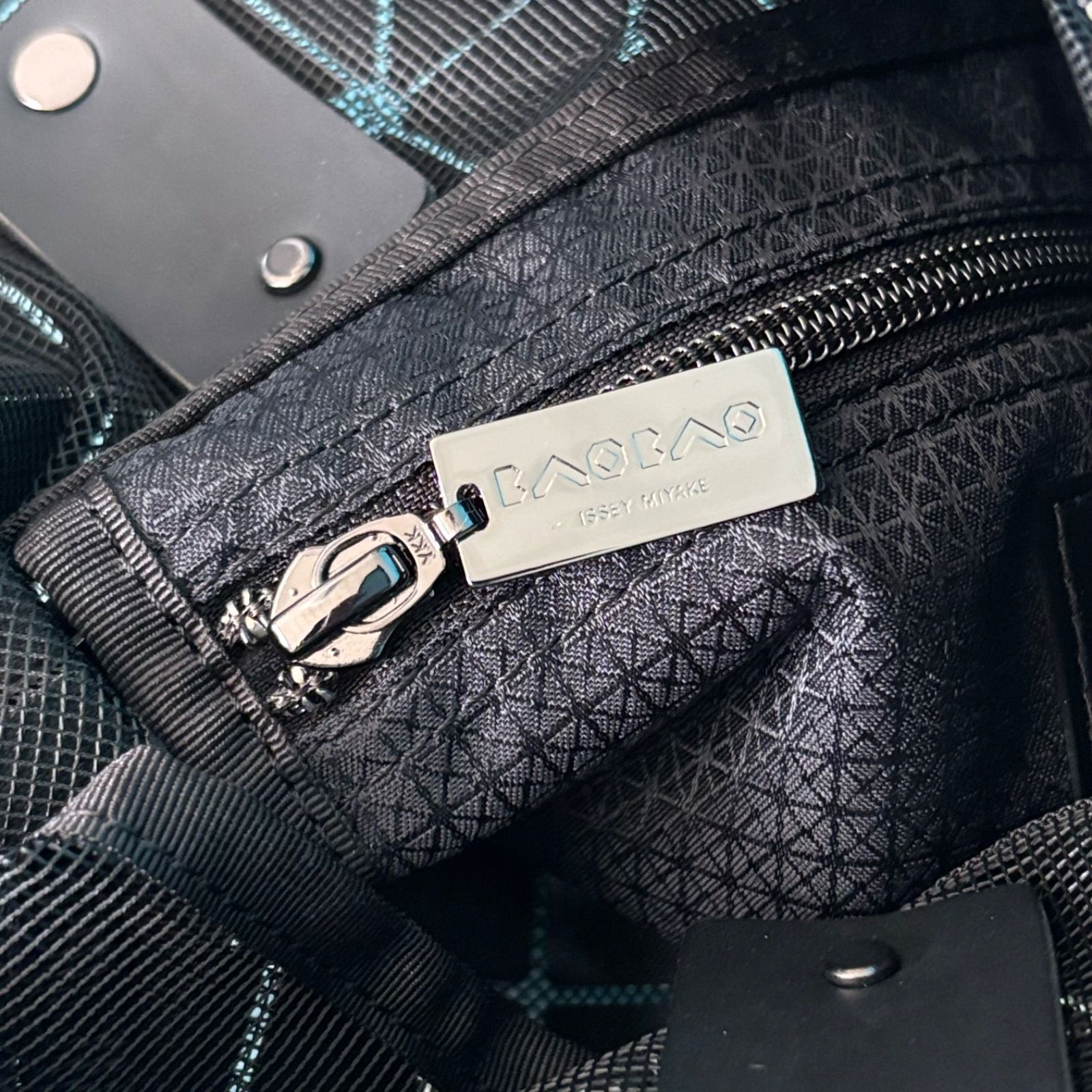 259 BAOBAO ISSEY MIYAKE バオバオ イッセイミヤケ プリズム バイカラー ハンドバッグ ベージュ　モカ