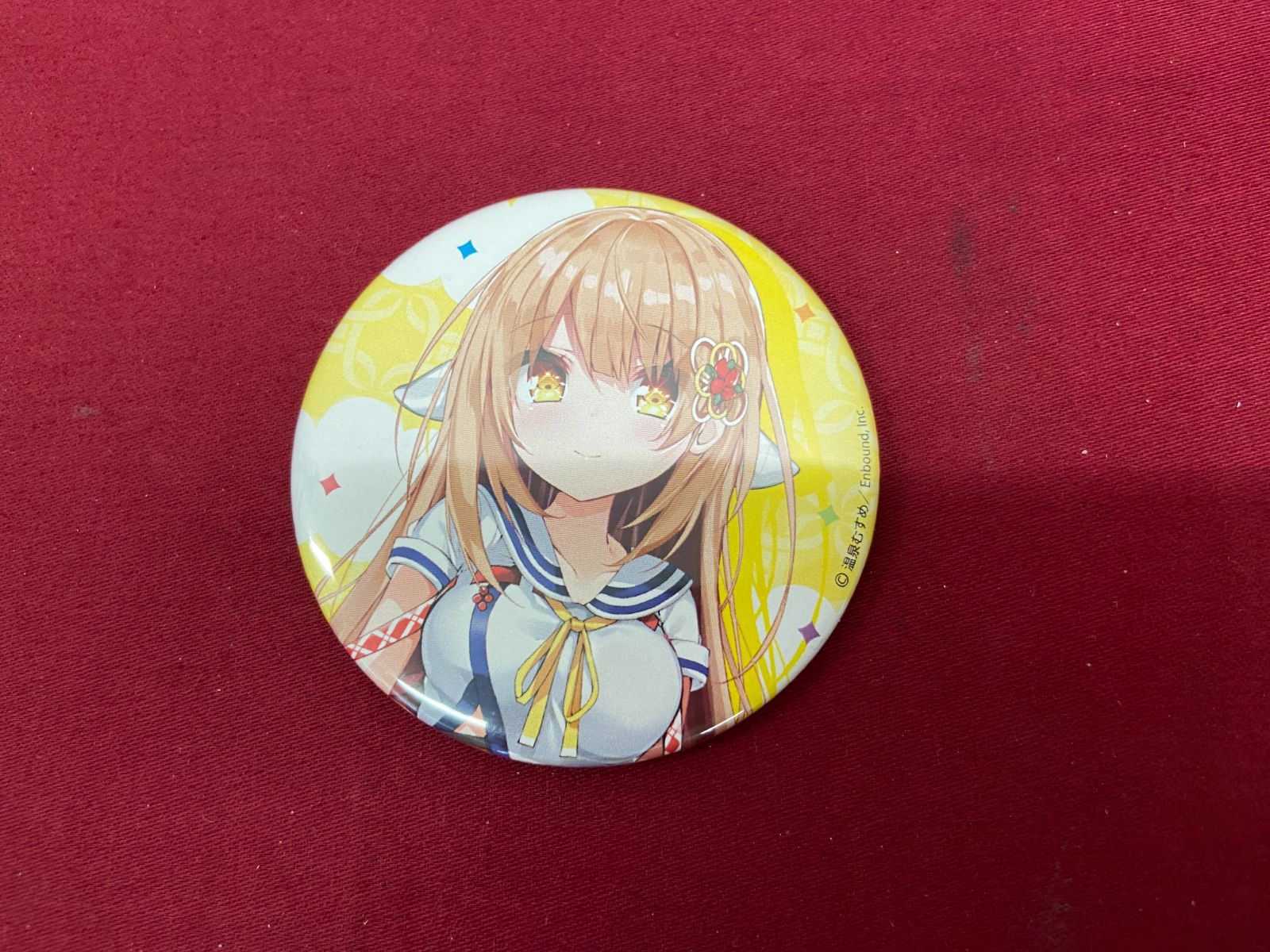 カメ】 温泉むすめ 奥津かがみ アクリルキーホルダー 缶バッジ セット