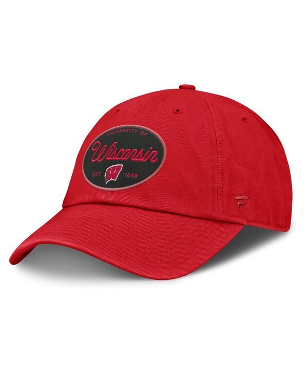 ファナティクス レディース アクセサリー 帽子 Fanatics Womens Red Wisconsin Badgers Candid Adjustable Hat Red レッド