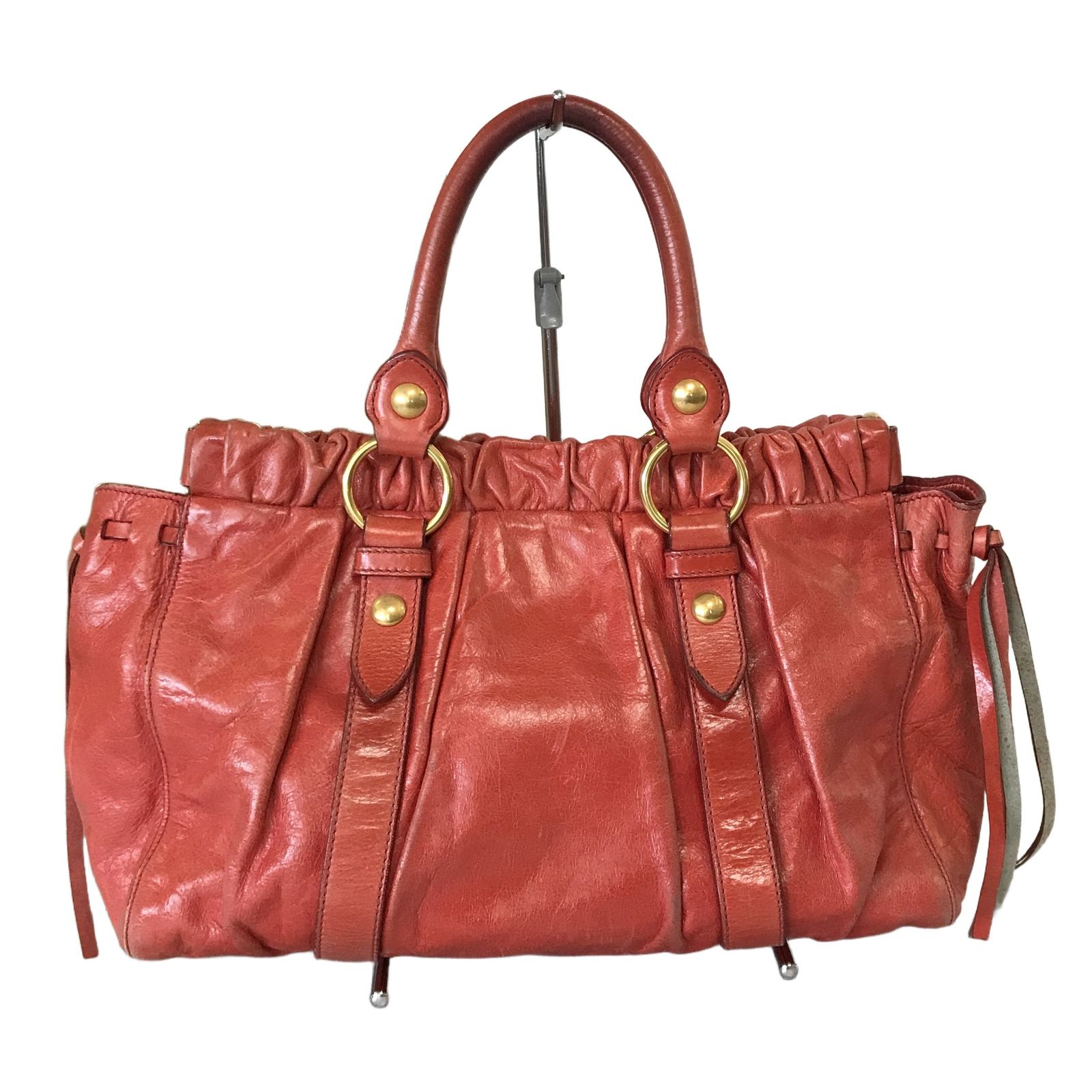 ミュウミュウ MIU MIU ヴィッテロ ルクス レザー 2WAY ショルダー 