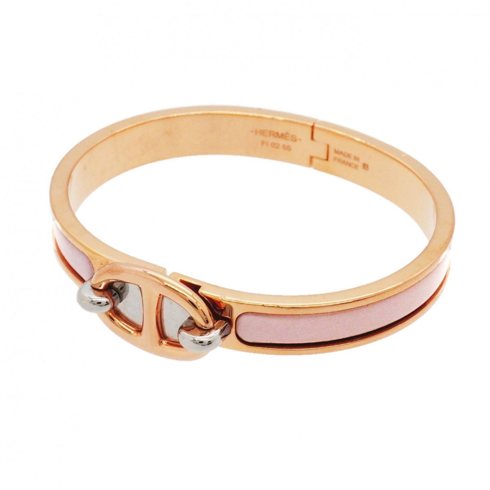エルメス(Hermes) エルメス バングル シェーヌダンクル ミニクリック GPメッキ ピンク ピンクゴールドレディース P3270721