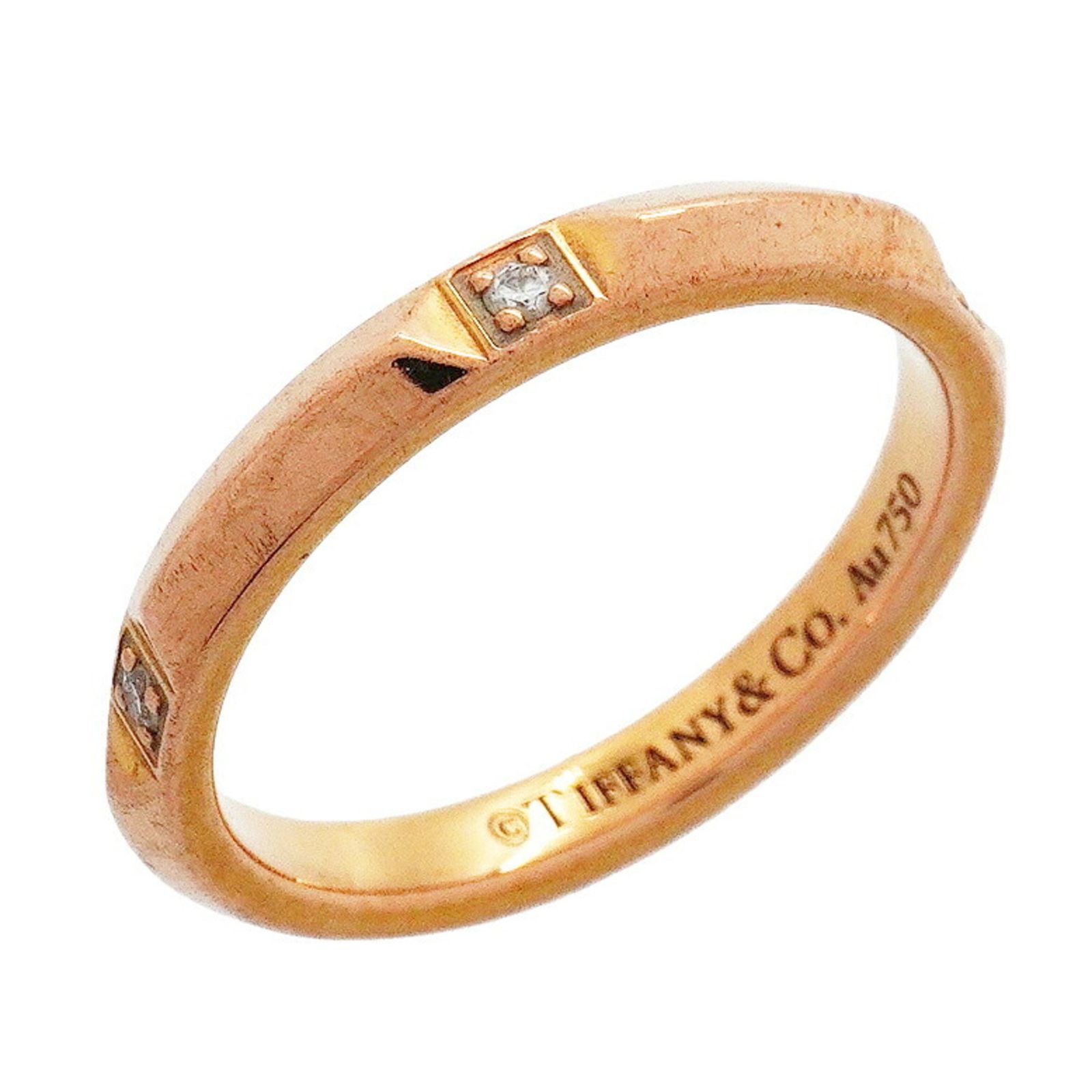 ティファニー(Tiffany) ティファニー リング トゥルーバンド 18KPG ピンクゴールド ダイヤモンド 11.5号レディース P3213765