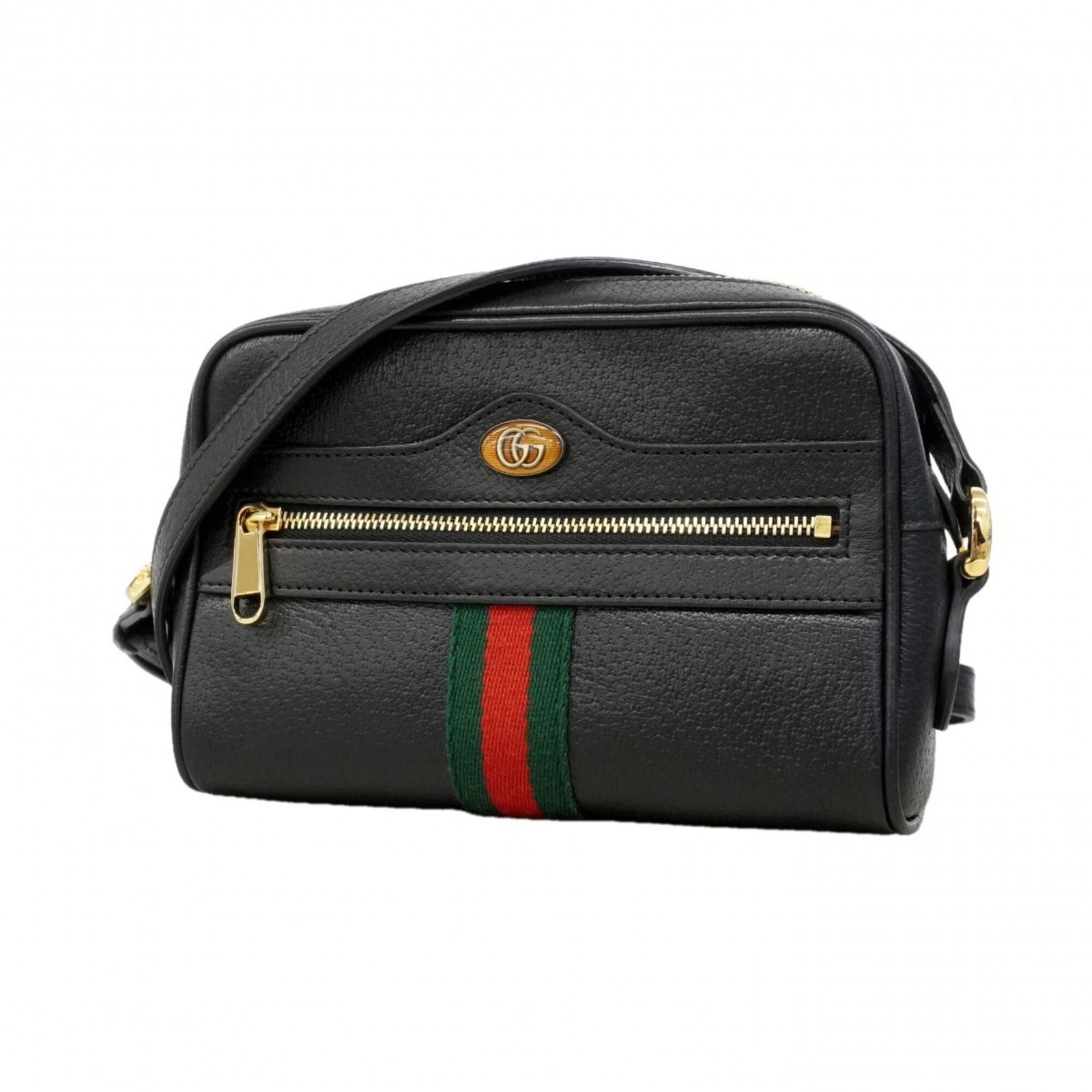 グッチ(Gucci) グッチ ショルダーバッグ シェリーライン 517350 レザー ブラック レディース P3206731