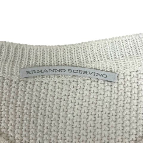 エルマノシェルビーノ ERMANNO SCERVINO カーディガン クルーネック