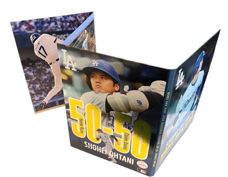 極美品】大谷翔平 2024 NL本塁打王＆50-50記念 プレミアムフレーム切手