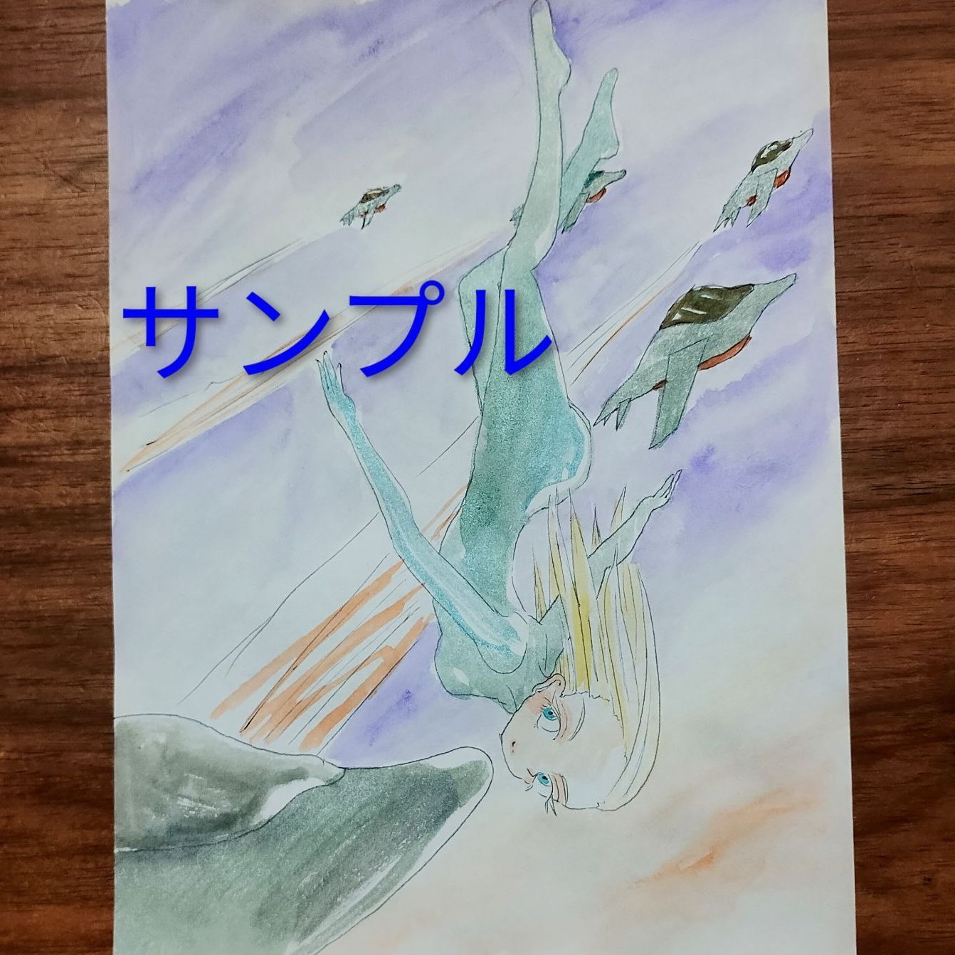 手描きアナログイラスト 原画 - メルカリ