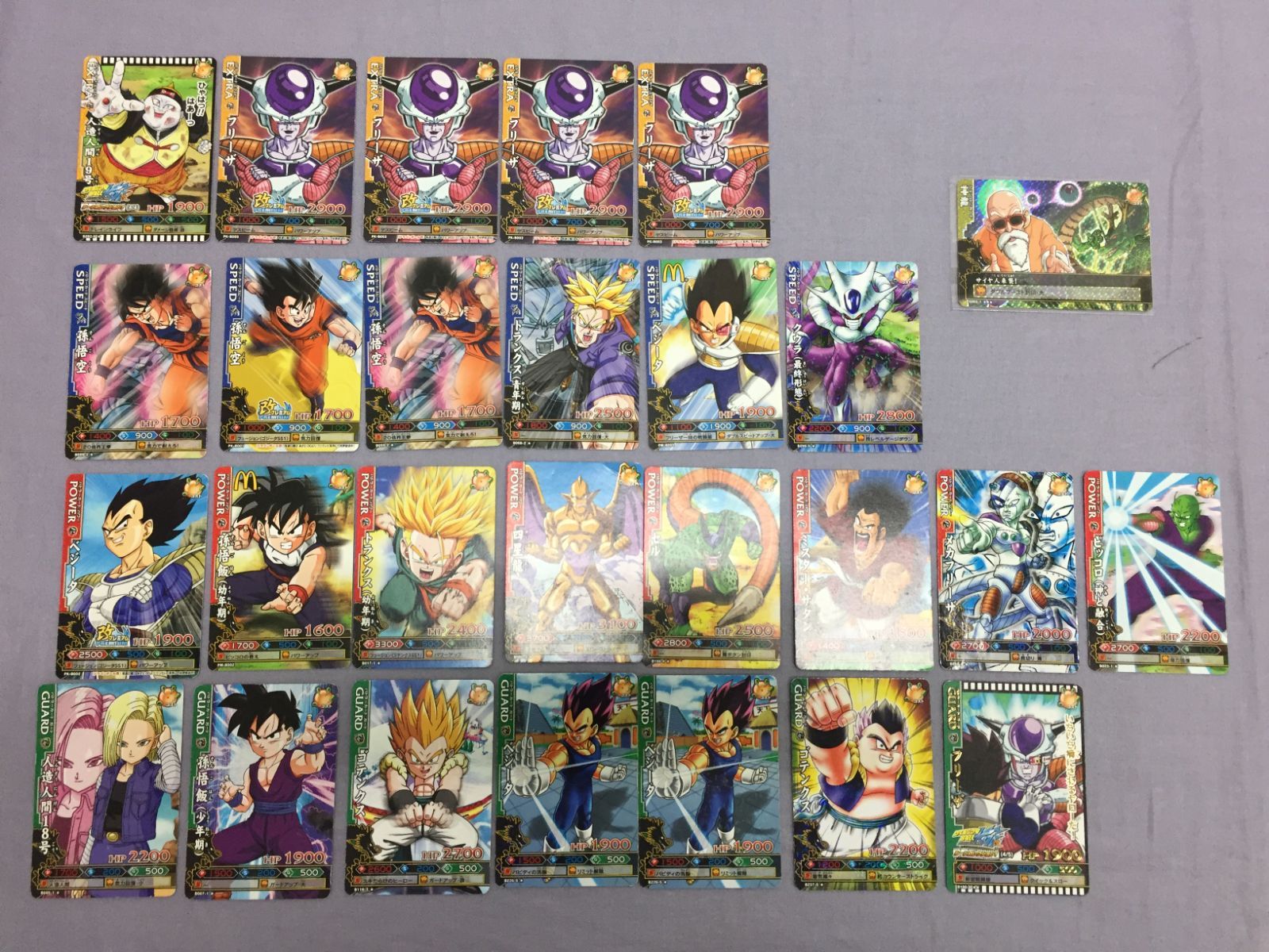 カメ】ドラゴンバトラーズ カード まとめ 27枚セット S002-1 サイヤ人