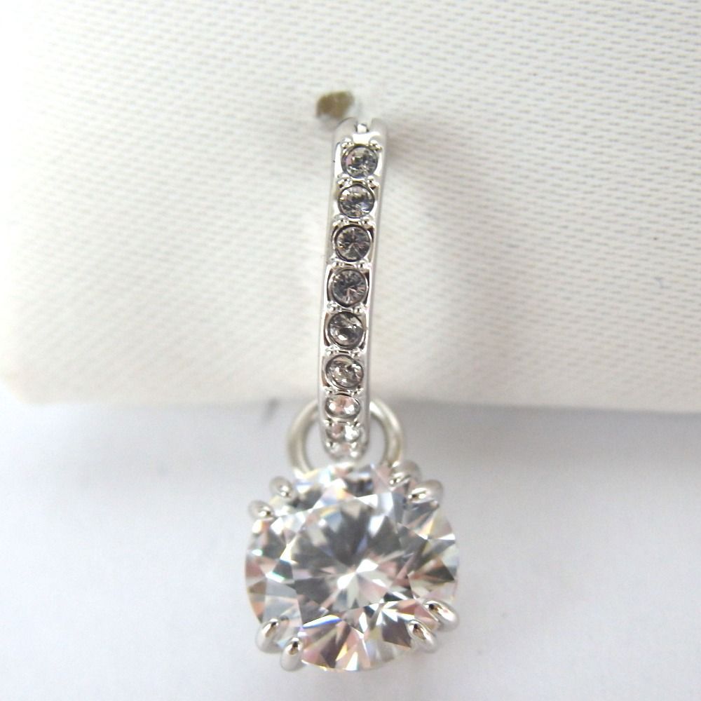 SWAROVSKI スワロフスキー Stilla ドロップピアス クリスタル メッキ