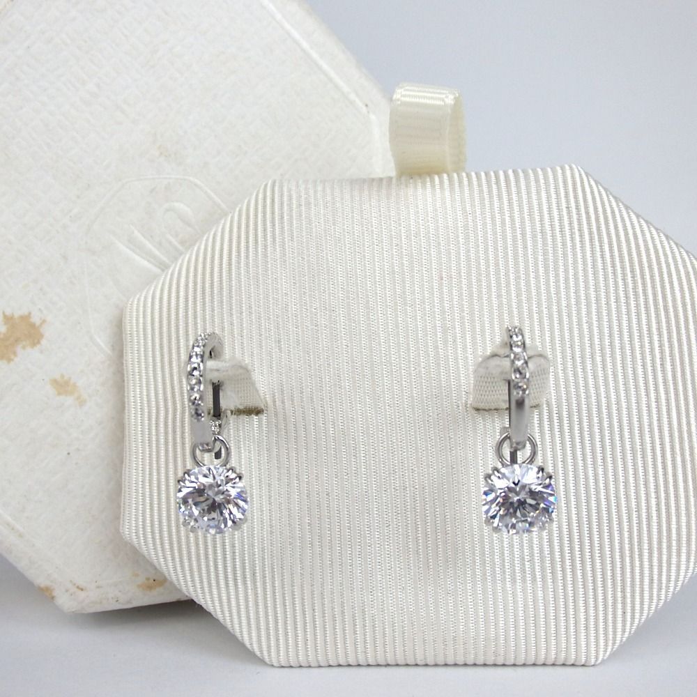 SWAROVSKI スワロフスキー Stilla ドロップピアス クリスタル メッキ