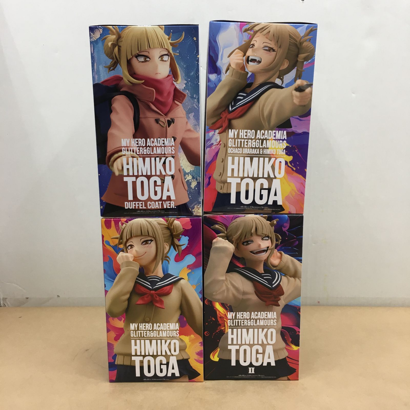 未開封 ヒロアカ GLITTER&GLAMOURS トガヒミコ フィギュア 4種セット