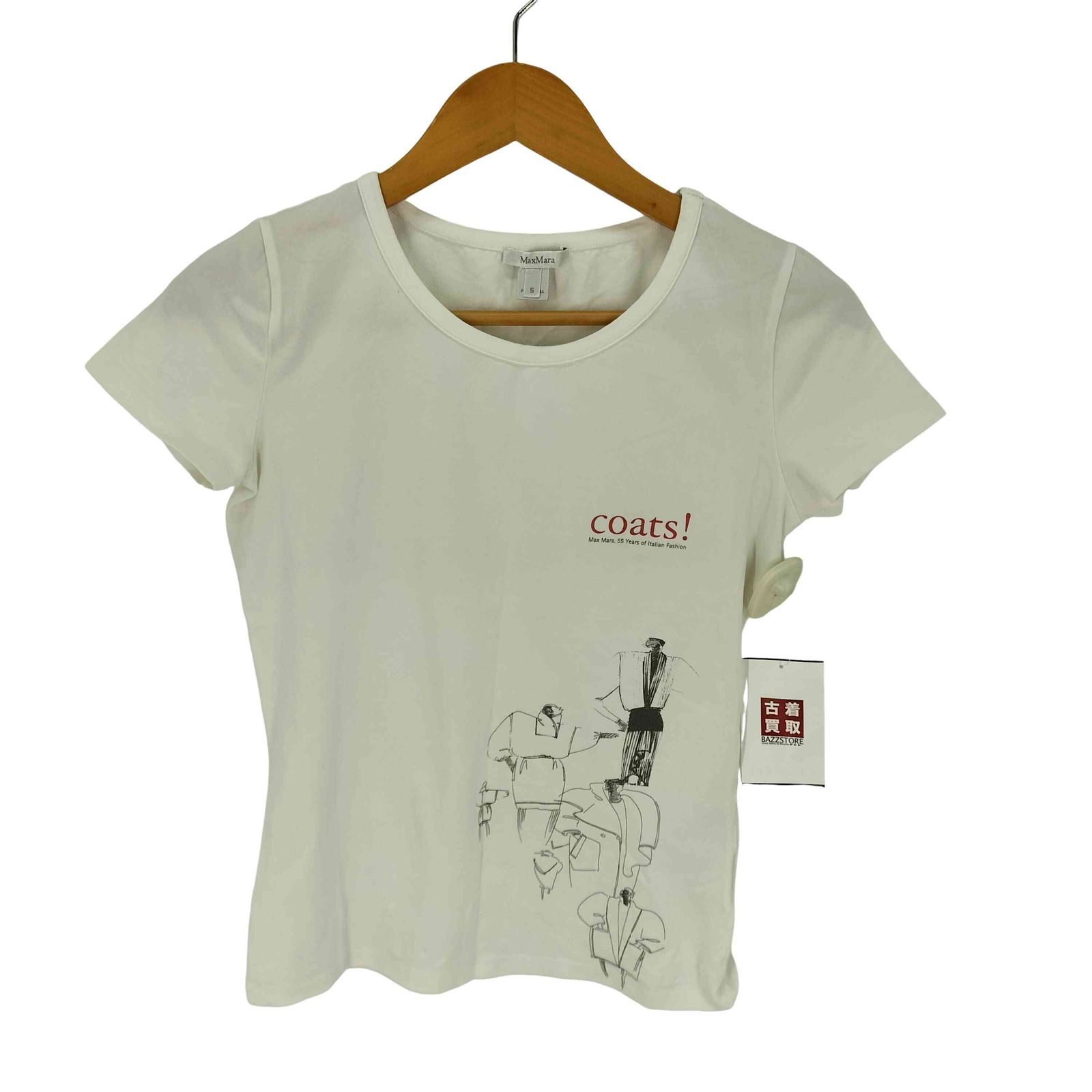 マックスマーラ MAX MARA 白タグ クルーネックTシャツ coats