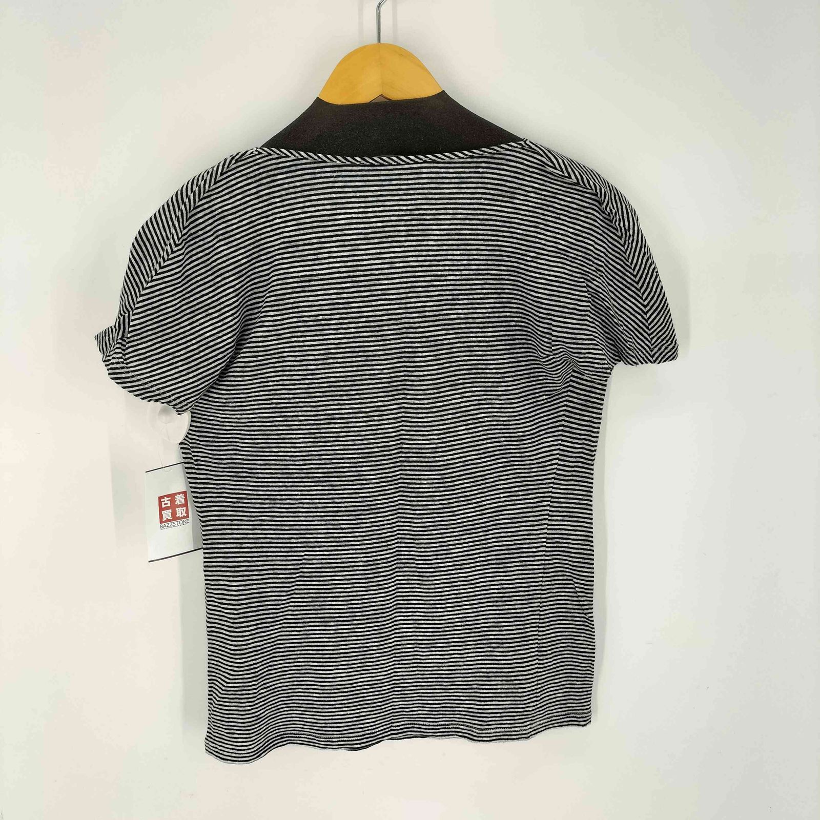 マックスマーラ MAX MARA 白タグ リネン混 ボーダーカットソー