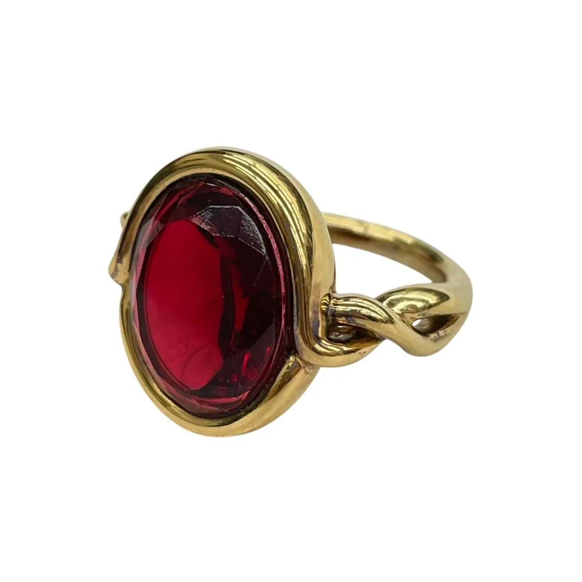 baccara(バカラ)リング ☆バカラ クロワゼ レッド リング 指輪 アクセサリー 8号 BACCARAT