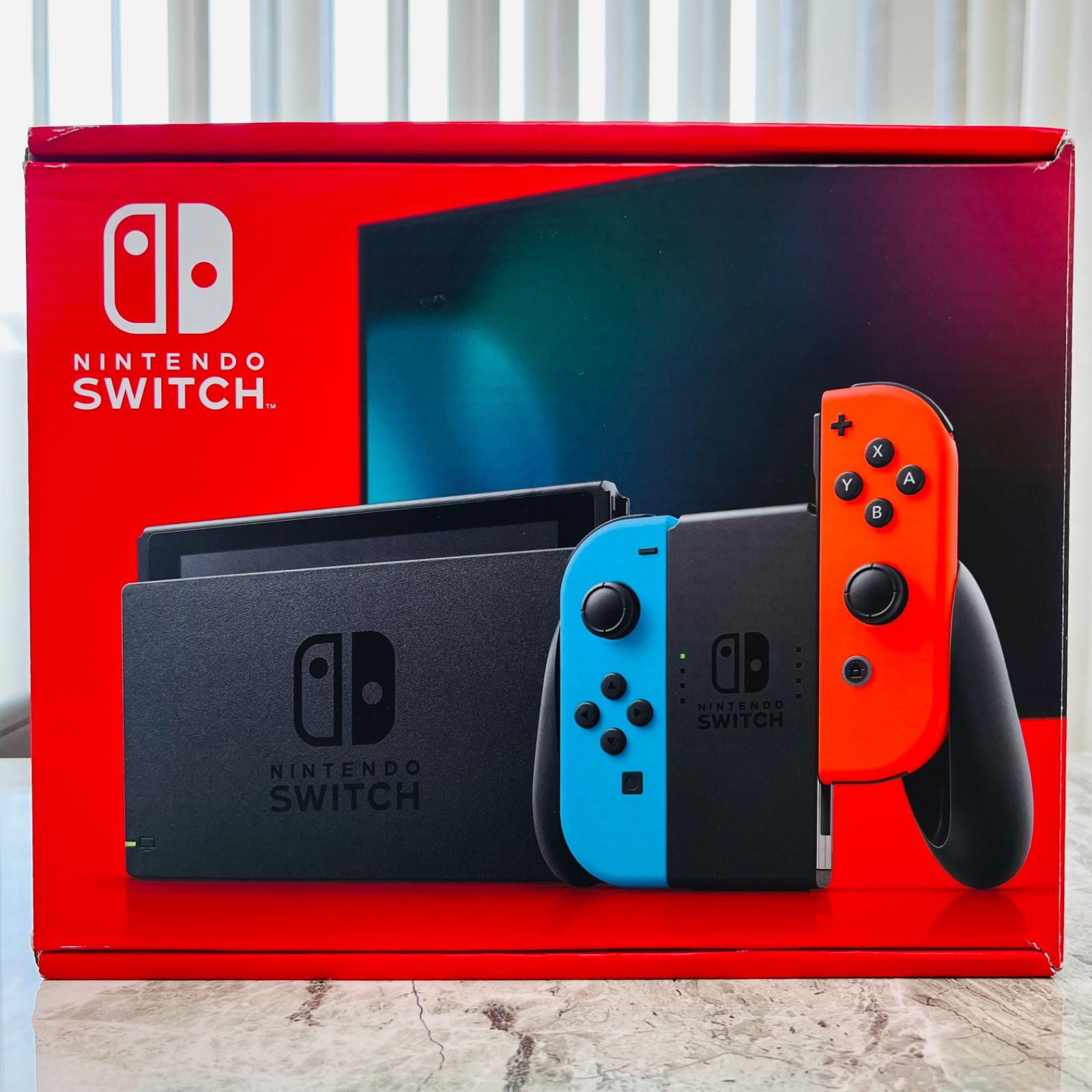 完動品】Nintendo Switch スイッチ 本体 バッテリー強化版 2024年製 箱